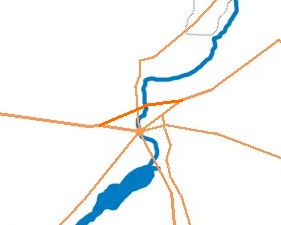  арта-схема автодороги —еверный обход г. Ќовосибирск  ћ-51, 1482 км. - ћ-53, 42 км.