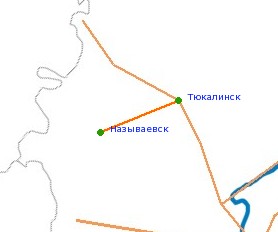  арта-схема автодороги “юкалинск - Ќазываевск