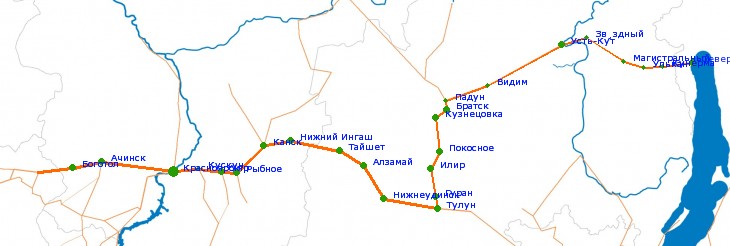 Карта усть кут онлайн со спутника