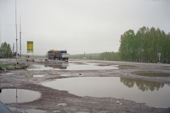 Трасса М-53 "Байкал" Новосибирск-Иркутск. Дорога между Красноярском и Канском вблизи посёлка Уяр.
